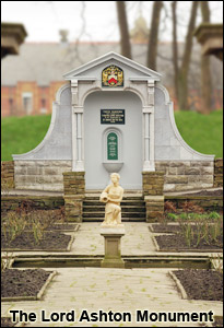 The restored Lord Ashton Monument